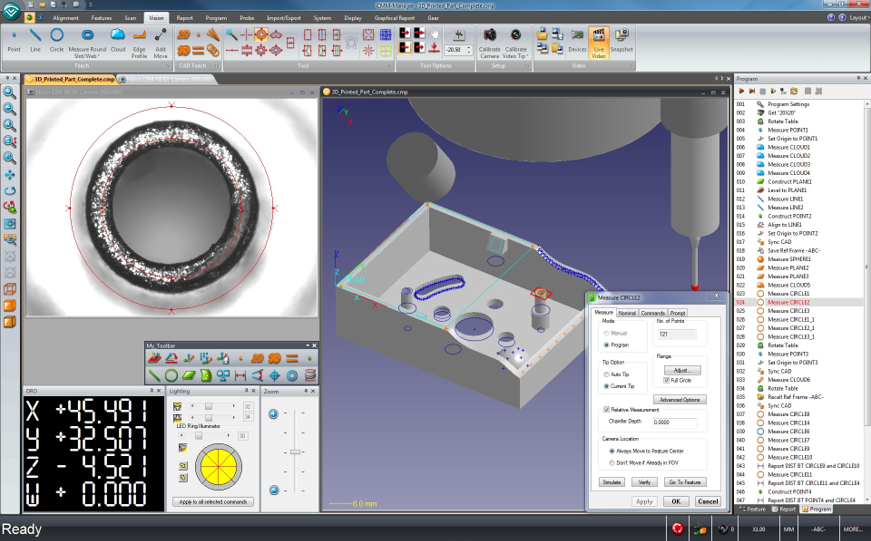 CMM-Manager DCC for Vision Systems
