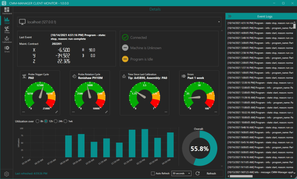 CMM-Manager | Client Monitoring Application